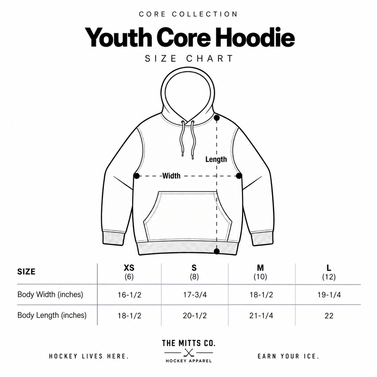Product size guide